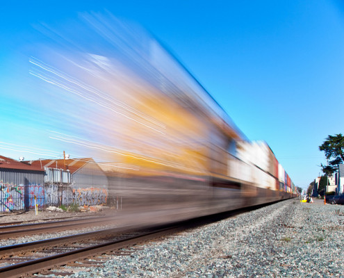 treno in movimento - foto di jar() su flickr
